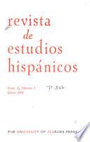 Revista de estudios hispánicos