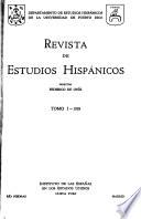Revista de estudios hispánicos