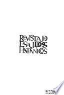 Revista de estudios hispánicos