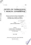Revista de farmacología y medicina experimental