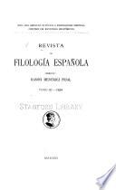 Revista de filología española
