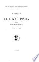 Revista de filología española
