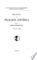 Revista de filología española