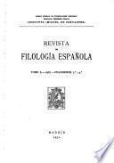 Revista de filología española