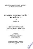 Revista de filología románica