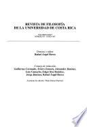 Revista de filosofía de la Universidad de Costa Rica