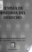 Revista de historia del derecho
