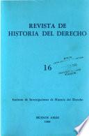 Revista de historia del derecho