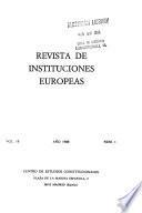 Revista de instituciones europeas