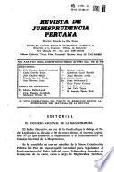 Revista de jurisprudencia peruana