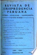 Revista de jurisprudencia peruana