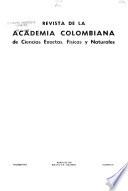 Revista de la Academia Colombiana de Ciencias Exactas, Físicas y Naturales
