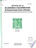 Revista de la Academia colombiana de ciencias exactas, físicas y naturales