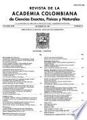 Revista de la Academia Colombiana de Ciencias Exactas, Físicas y Naturales