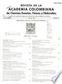 Revista de la Academia Colombiana de Ciencias Exactas, Físicas y Naturales
