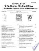 Revista de la Academia Colombiana de Ciencias Exactas, Físicas y Naturales