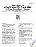 Revista de la Academia Colombiana de Ciencias Exactas, Físicas y Naturales