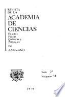 Revista de la Academia de Ciencias Exactas, Físicas, Químicas y Naturales de Zaragoza