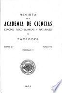 Revista de la Academia de Ciencias Exactas, Físico-Químicas y Naturales de Zaragoza