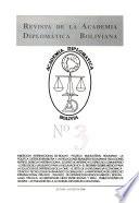 Revista de la Academia Diplomática Boliviana