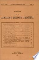 Revista de la Asociación Geológica Argentina