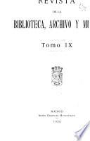 Revista de la biblioteca, archivo y museo [de Madrid]