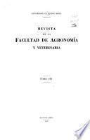 Revista de la Facultad de Agronomía y Veterinaria