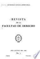 Revista de la Facultad de Derecho