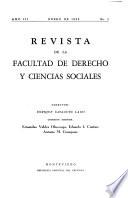 Revista de la Facultad de Derecho y Ciencias Sociales