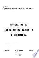 Revista de la Facultad de Farmacia y Bioquímica