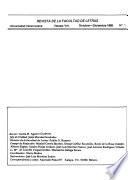 Revista de la Facultad de Letras