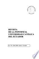 Revista de la Pontificia Universidad Católica del Ecuador