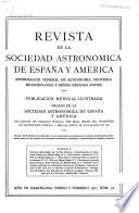 Revista de la Sociedad astronómica de España y América