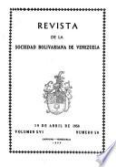 Revista de la Sociedad Bolivariana de Venezuela