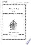 Revista de la Sociedad Bolivariana de Venezuela