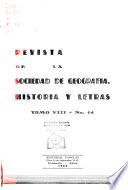 Revista de la Sociedad de Geografía, Historia y Letras