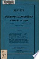 Revista de la Sociedad Malacológica Carlos de la Torre.