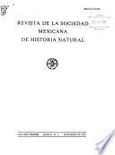 Revista de la Sociedad Mexicana de Historia Natural
