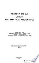 Revista de la Unión Matemática Argentina