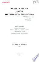 Revista de la Unión Matemática Argentina