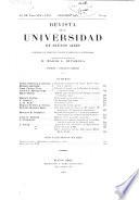 Revista de la Universidad de Buenos Aires