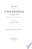 Revista de la Universidad de Buenos Aires