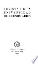 Revista de la Universidad de Buenos Aires