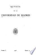 Revista de la Universidad de Madrid