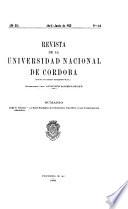 Revista de la Universidad Nacional de Córdoba