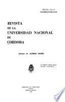 Revista de la Universidad Nacional de Cordoba