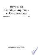 Revista de literatura Argentina e Iberoamericana