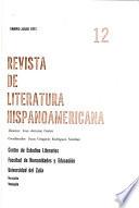 Revista de literatura hispanoamericana