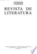 Revista de literatura