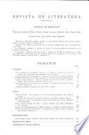 Revista de literatura